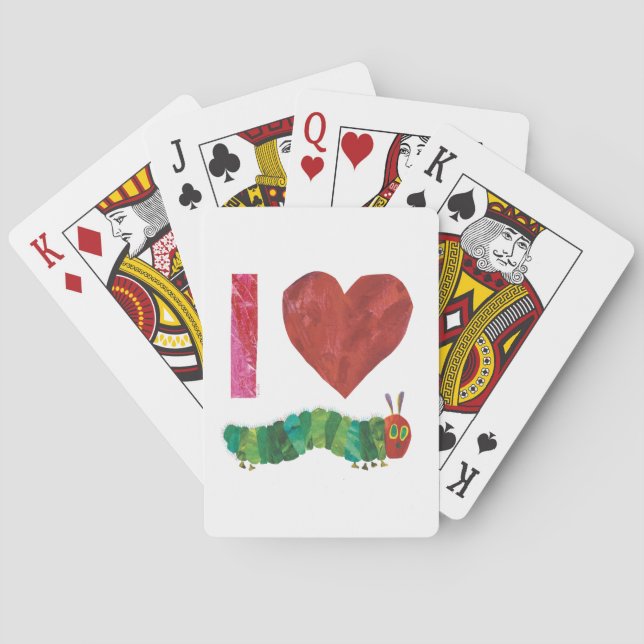 I Love The Very Hungry Caterpillar Playing Cards (Back)