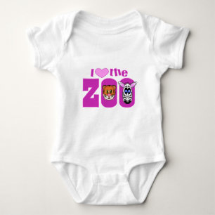 I Love the Zoo Baby Bodysuit
