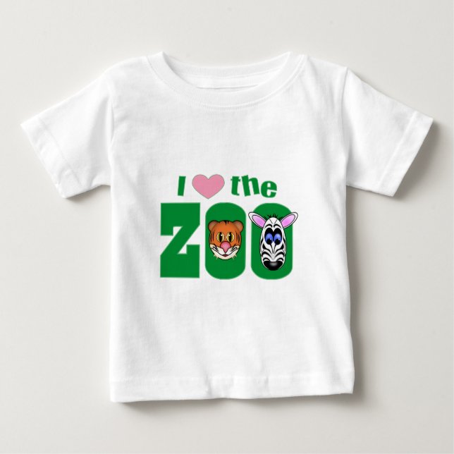 I Love the ZOO Baby T-Shirt (Front)