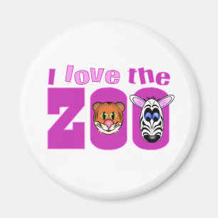 I Love the Zoo Magnet