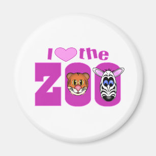 I Love the Zoo Magnet