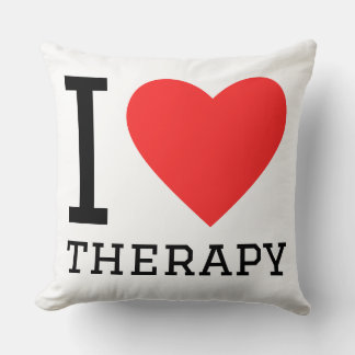 I love therapy  cushion