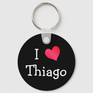 I Love Thiago Key Ring