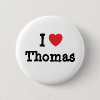 I love Thomas heart custom personalised