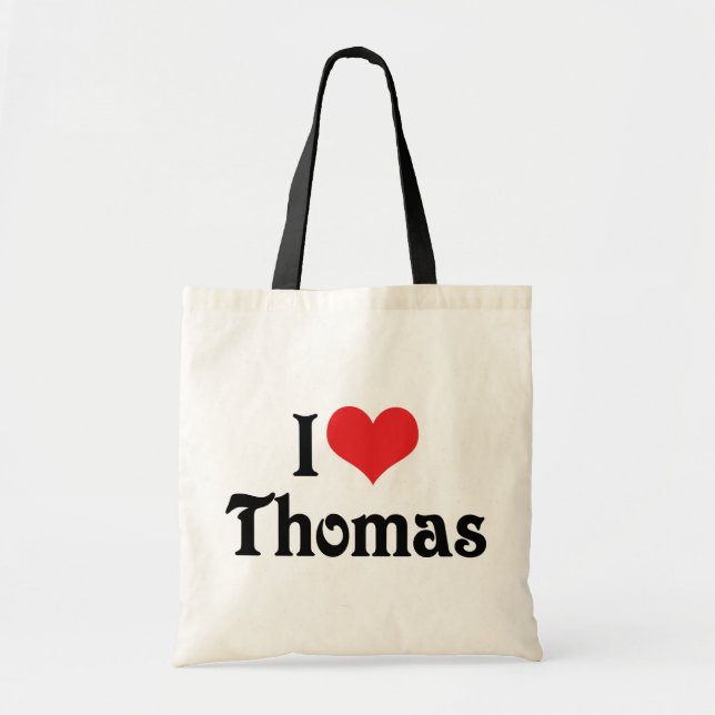 I Love Thomas Tote Bag (Front)