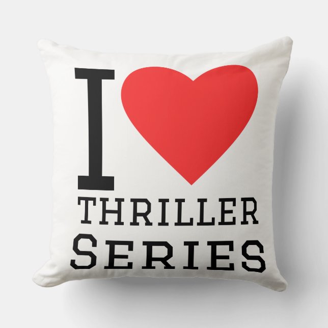 I love thriller series cushion (Front)