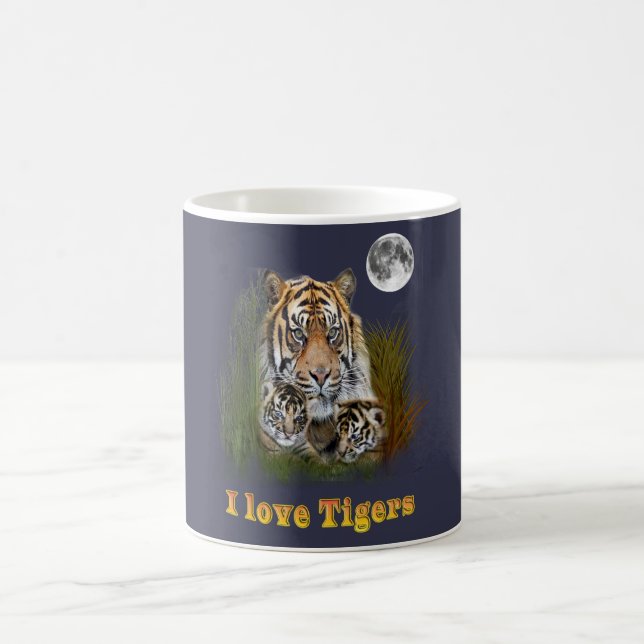 I love Tigers Coffee Mug (Center)