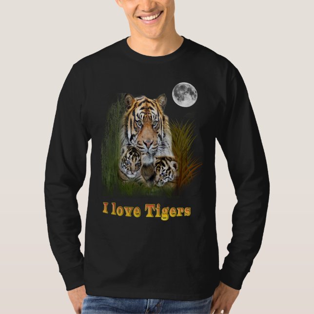 I love Tigers T-Shirt (Front)