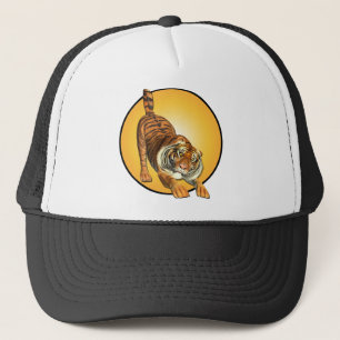 I Love Tigers Trucker Hat