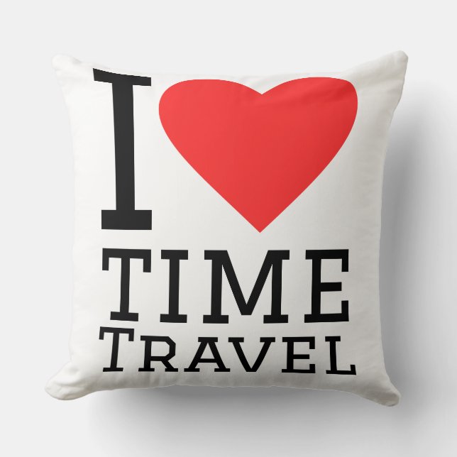 I love time travel cushion (Front)