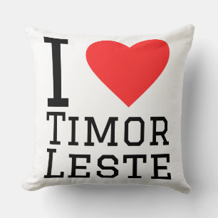 I love Timor leste Cushion