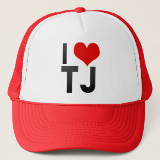 I Love TJ Trucker Hat