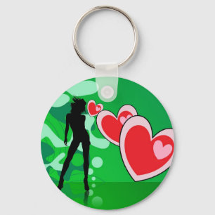 I Love To Dance! Key Ring