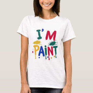 I Love to Finger Paint I'm Paint Couple T-Shirt