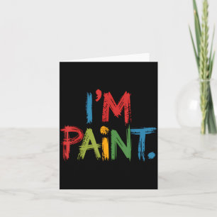 I Love To Finger Paint I'm Paint Funny Couple Vale Card
