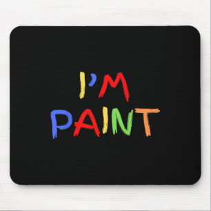 I Love To Finger Paint Tiny Red Heart I'm Paint Va Mouse Pad