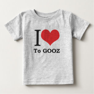I Love to Gooz, Baby! (Organic fabric) Baby T-Shirt