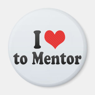 I Love to Mentor Magnet