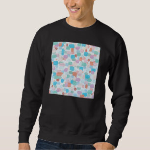 I Love To Paint Aesthetic Pastel Paint Brush Strok Sweatshirt