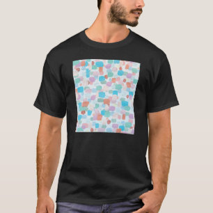 I Love To Paint Aesthetic Pastel Paint Brush Strok T-Shirt
