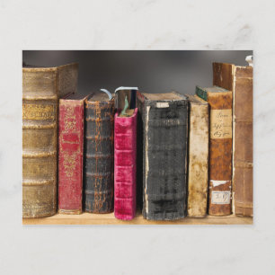 I Love to Read, Antique Vintage Books Postcard