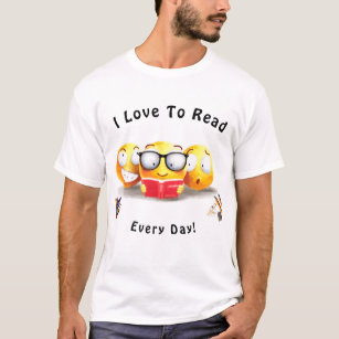 I Love To Read Books Reader T-Shirt