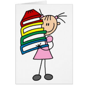 I Love To Read Stick Figure