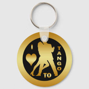 I LOVE TO TANGO KEY RING