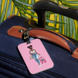 I Love to Travel Luggage Tag