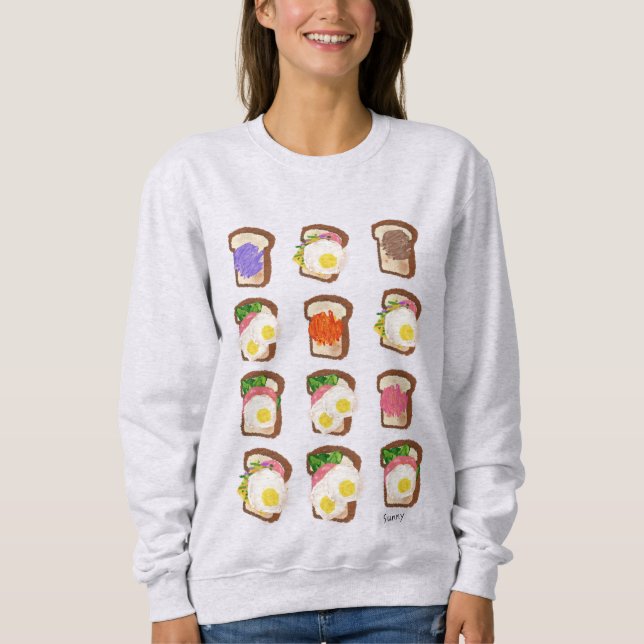 I LOVE toast Sweatshirt (Front)