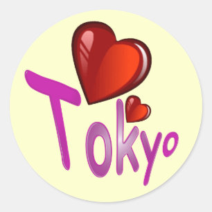 I Love Tokyo! Classic Round Sticker