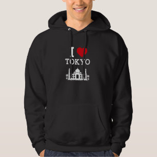 I Love Tokyo Funny Indian Prank Joke Gag Landmark Hoodie
