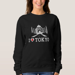 I Love Tokyo Indian Landmark Funny Gag Prank Joke Sweatshirt