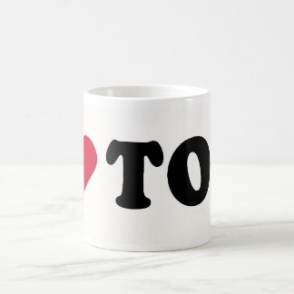 I LOVE TOM COFFEE MUG