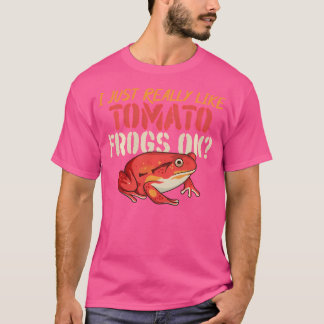 I Love Tomato Frogs Funny Tomato Frog Lover T-Shirt