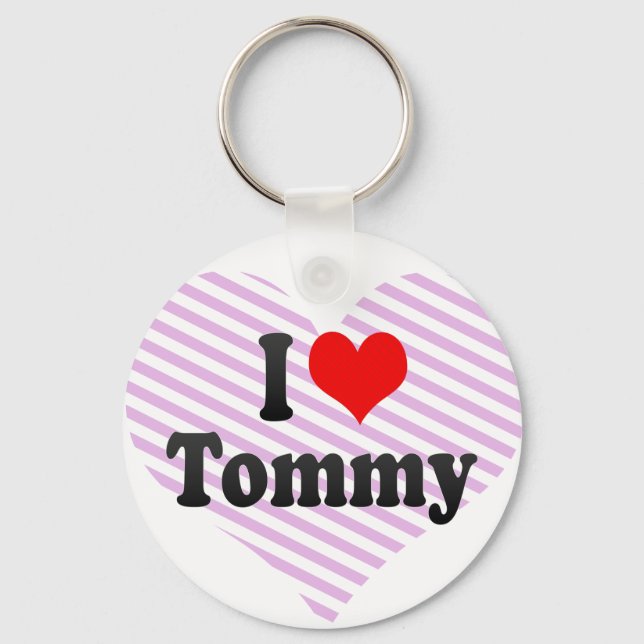 I love Tommy Key Ring (Front)