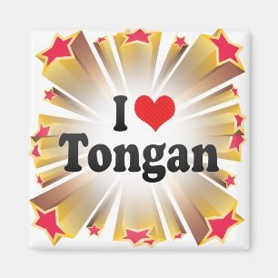 I Love Tongan Magnet