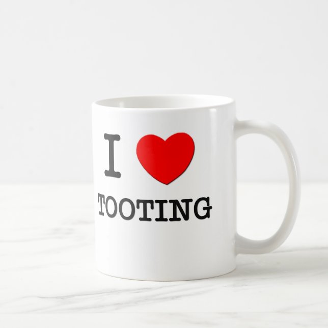 I Love Tooting Coffee Mug (Right)