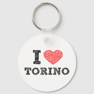 I Love Torino Key Ring