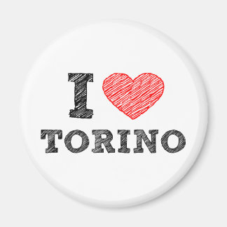 I Love Torino Magnet