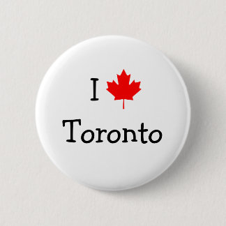 I Love Toronto 6 Cm Round Badge
