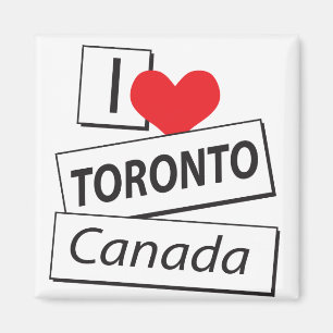 I Love Toronto Canada Magnet
