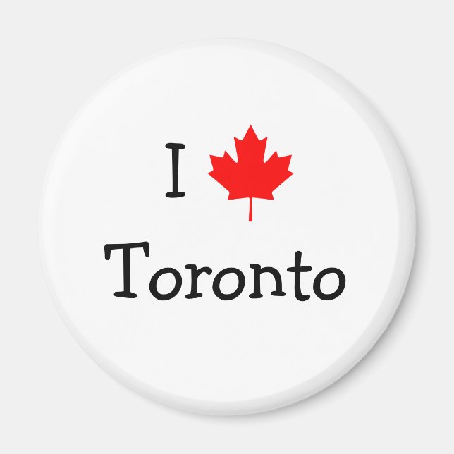 I Love Toronto Magnet (Front)