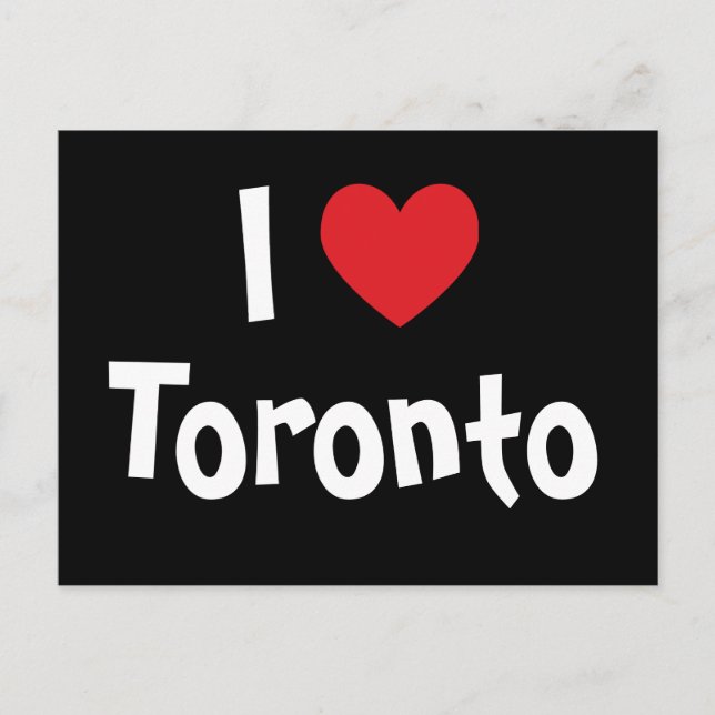 I Love Toronto Postcard (Front)