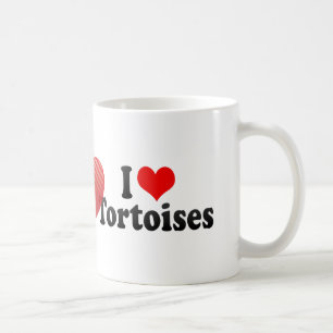 I Love Tortoises Coffee Mug