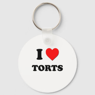 I love Torts Key Ring