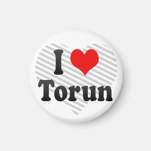 I Love Torun, Poland Magnet