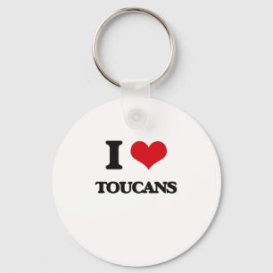 I love Toucans Key Ring