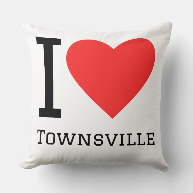 I love townsville cushion (Front)