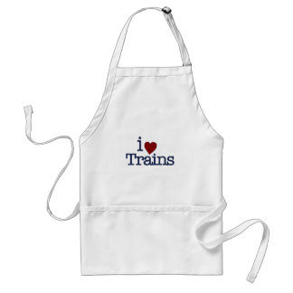 I Love Trains Standard Apron